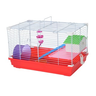 Μεταλλικό Κλουβί για Χάμστερ 47 x 30 x 27 cm PawHut D51-161 Μεταλλικό Κλουβί για Χάμστερ 47 x 30 x 27 cm PawHut D51-161