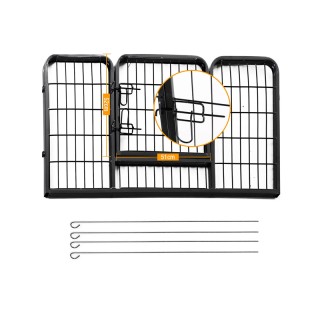 Μεταλλικό Κλουβί - Πάρκο Εκπαίδευσης Κατοικίδιου 125 x 80 x 70 cm P... Μεταλλικό Κλουβί - Πάρκο Εκπαίδευσης Κατοικίδιου 125 x 80 x 70 cm P...