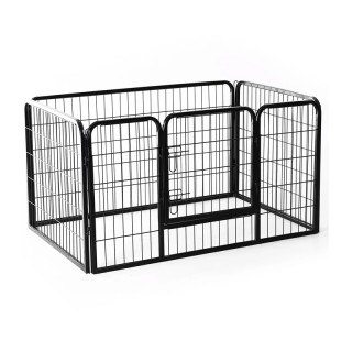 Μεταλλικό Κλουβί - Πάρκο Εκπαίδευσης Κατοικίδιου 125 x 80 x 70 cm P...