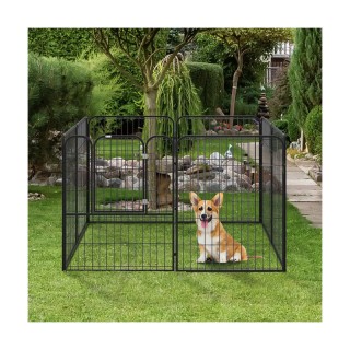 Μεταλλικό Κλουβί - Πάρκο Εκπαίδευσης Σκύλου 79 x 100 cm PawHut D06-...