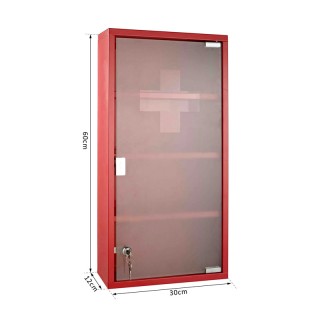 Μεταλλικό Ντουλάπι Φαρμακείου 60 x 30 x 12 cm HOMCOM 02-0547 Μεταλλικό Ντουλάπι Φαρμακείου 60 x 30 x 12 cm HOMCOM 02-0547