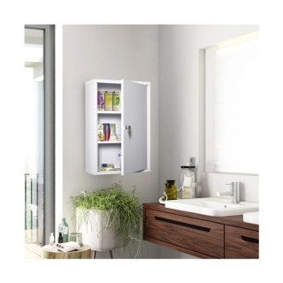 Μεταλλικό Ντουλάπι Φαρμακείου από Ατσάλι 40 x 18 x 60 cm Kleankin 8... Μεταλλικό Ντουλάπι Φαρμακείου από Ατσάλι 40 x 18 x 60 cm Kleankin 8...