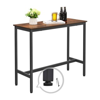 Μεταλλικό Ορθογώνιο Τραπέζι - Bar 100 x 40 x 90 cm VASAGLE LBT10X