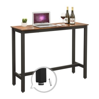 Μεταλλικό Ορθογώνιο Τραπέζι - Bar 120 x 40 x 100 cm VASAGLE LBT12X