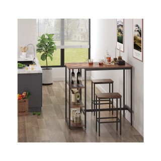 Μεταλλικό Ορθογώνιο Τραπέζι - Bar με 3 Ράφια 109 x 60 x 100 cm VASA... Μεταλλικό Ορθογώνιο Τραπέζι - Bar με 3 Ράφια 109 x 60 x 100 cm VASA...