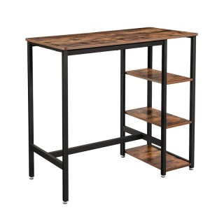Μεταλλικό Ορθογώνιο Τραπέζι - Bar με 3 Ράφια 109 x 60 x 100 cm VASA... Μεταλλικό Ορθογώνιο Τραπέζι - Bar με 3 Ράφια 109 x 60 x 100 cm VASA...