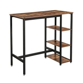 Metal Rectangular Table - Bar with 3 Shelves 109 x 60 x 100 cm VASA... Metal Rectangular Table - Bar with 3 Shelves 109 x 60 x 100 cm VASA...