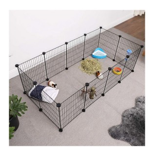 Μεταλλικό Πάρκο Μικρών Ζώων 143 x 73 x 46 cm Songmics LPI01H Μεταλλικό Πάρκο Μικρών Ζώων 143 x 73 x 46 cm Songmics LPI01H