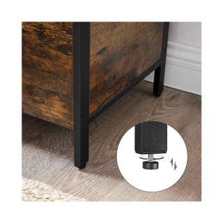 Μεταλλικό Σκαμπό με Αποθηκευτικό Χώρο 40 x 40 x 50 cm VASAGLE LSB50BX