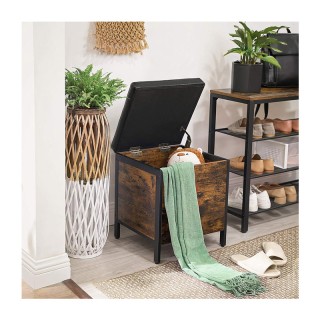 Μεταλλικό Σκαμπό με Αποθηκευτικό Χώρο 40 x 40 x 50 cm VASAGLE LSB50BX Μεταλλικό Σκαμπό με Αποθηκευτικό Χώρο 40 x 40 x 50 cm VASAGLE LSB50BX