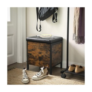 Μεταλλικό Σκαμπό με Αποθηκευτικό Χώρο 40 x 40 x 50 cm VASAGLE LSB50BX Μεταλλικό Σκαμπό με Αποθηκευτικό Χώρο 40 x 40 x 50 cm VASAGLE LSB50BX