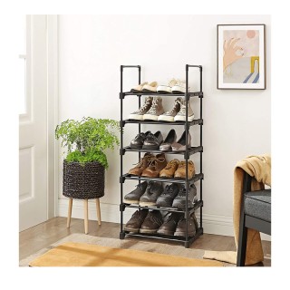 Μεταλλικό Stand Αποθήκευσης Παπουτσιών με 6 Ράφια 45 x 30 x 106 cm ... Μεταλλικό Stand Αποθήκευσης Παπουτσιών με 6 Ράφια 45 x 30 x 106 cm ...