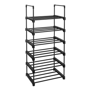 Μεταλλικό Stand Αποθήκευσης Παπουτσιών με 6 Ράφια 45 x 30 x 106 cm ... Μεταλλικό Stand Αποθήκευσης Παπουτσιών με 6 Ράφια 45 x 30 x 106 cm ...