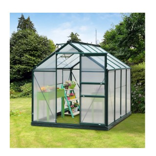 Μεταλλικό Θερμοκήπιο 190 x 252 x 201 cm Outsunny 845-059 Μεταλλικό Θερμοκήπιο 190 x 252 x 201 cm Outsunny 845-059