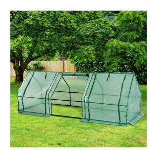 Μεταλλικό Θερμοκήπιο 270 x 90 x 90 cm Outsunny 01-0469 Μεταλλικό Θερμοκήπιο 270 x 90 x 90 cm Outsunny 01-0469