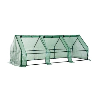 Μεταλλικό Θερμοκήπιο 270 x 90 x 90 cm Outsunny 01-0469 Μεταλλικό Θερμοκήπιο 270 x 90 x 90 cm Outsunny 01-0469