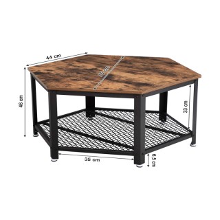 Μεταλλικό Τραπέζι Σαλονιού 75 x 75 x 45 cm VASAGLE LCT16X Μεταλλικό Τραπέζι Σαλονιού 75 x 75 x 45 cm VASAGLE LCT16X