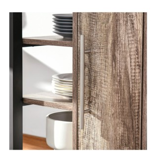 Μεταλλικό Τρόλεϊ Κουζίνας με 1 Ντουλάπι 3 Ράφια και 1 Συρτάρι 60 x ... Μεταλλικό Τρόλεϊ Κουζίνας με 1 Ντουλάπι 3 Ράφια και 1 Συρτάρι 60 x ...