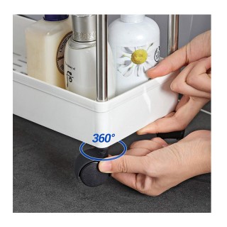 Μεταλλικό Τρόλεϊ Κουζίνας με 4 Ράφια 40 x 12.5 x 86 cm Songmics KSC... Μεταλλικό Τρόλεϊ Κουζίνας με 4 Ράφια 40 x 12.5 x 86 cm Songmics KSC...