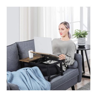 Ξύλινο Βοηθητικό Πτυσσόμενο Τραπέζι Πολλαπλών Χρήσεων με Βάση για L...