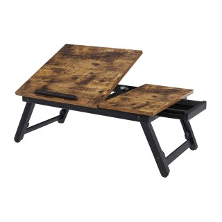 Ξύλινο Βοηθητικό Πτυσσόμενο Τραπέζι Πολλαπλών Χρήσεων με Βάση για L...