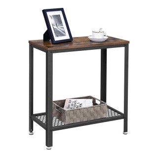 Μεταλλικό Βοηθητικό Τραπεζάκι Σαλονιού 60 x 30 x 60 cm VASAGLE LET31BX Μεταλλικό Βοηθητικό Τραπεζάκι Σαλονιού 60 x 30 x 60 cm VASAGLE LET31BX