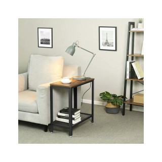 Μεταλλικό Βοηθητικό Τραπεζάκι Σαλονιού 60 x 30 x 60 cm VASAGLE LET31BX Μεταλλικό Βοηθητικό Τραπεζάκι Σαλονιού 60 x 30 x 60 cm VASAGLE LET31BX