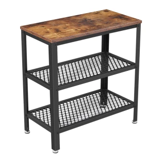Metal Coffee Table with 2 Shelves 60 x 30 x 60 cm V... Metal Coffee Table with 2 Shelves 60 x 30 x 60 cm V...