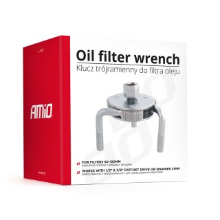 Μεταλλικό Αυτόματο Φιλτρόκλειδο Λαδιού με 3 Πόδια AMiO 02509