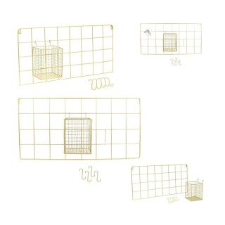 Μεταλλικό Διακοσμητικό Πλέγμα Τοίχου από Ανοξείδωτο Ατσάλι 60 x 30 ... Μεταλλικό Διακοσμητικό Πλέγμα Τοίχου από Ανοξείδωτο Ατσάλι 60 x 30 ...