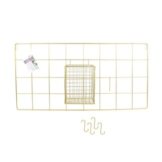 Μεταλλικό Διακοσμητικό Πλέγμα Τοίχου από Ανοξείδωτο Ατσάλι 60 x 30 ... Μεταλλικό Διακοσμητικό Πλέγμα Τοίχου από Ανοξείδωτο Ατσάλι 60 x 30 ...