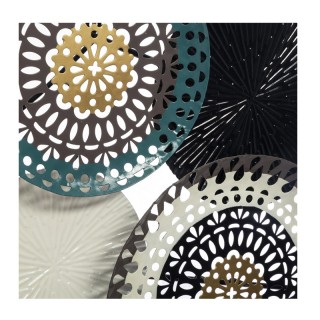 Μεταλλικό Διακοσμητικό Τοίχου 112.5 x 6.5 x 63.5 cm Atmosphera 169396 Μεταλλικό Διακοσμητικό Τοίχου 112.5 x 6.5 x 63.5 cm Atmosphera 169396