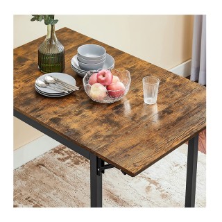 Μεταλλικό Επεκτεινόμενο Τραπέζι 120 x 78 x 76.2 cm VASAGLE KDT077B01