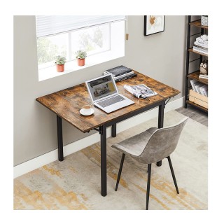 Μεταλλικό Επεκτεινόμενο Τραπέζι 120 x 78 x 76.2 cm VASAGLE KDT077B01