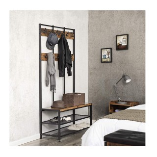 Μεταλλικό Έπιπλο Εισόδου με 2 Ράφια και 12 Κρεμάστρες 100 x 40 x 18... Μεταλλικό Έπιπλο Εισόδου με 2 Ράφια και 12 Κρεμάστρες 100 x 40 x 18...