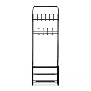 Μεταλλικό Έπιπλο Εισόδου με 3 Ράφια και 9 Κρεμάστρες 66 x 28 x 190 ... Μεταλλικό Έπιπλο Εισόδου με 3 Ράφια και 9 Κρεμάστρες 66 x 28 x 190 ...