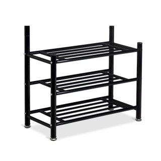 Μεταλλικό Έπιπλο Εισόδου με 3 Ράφια και 9 Κρεμάστρες 66 x 28 x 190 ... Μεταλλικό Έπιπλο Εισόδου με 3 Ράφια και 9 Κρεμάστρες 66 x 28 x 190 ...