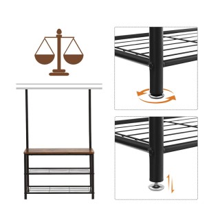 Μεταλλικό Έπιπλο Εισόδου με 3 Ράφια και 9 Κρεμάστρες 70 x 32 x 175 ... Μεταλλικό Έπιπλο Εισόδου με 3 Ράφια και 9 Κρεμάστρες 70 x 32 x 175 ...