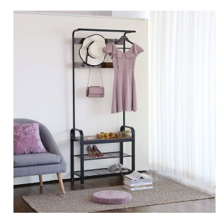 Μεταλλικό Έπιπλο Εισόδου Vintage με 3 Ράφια και 9 Κρεμάστρες 72 x 1... Μεταλλικό Έπιπλο Εισόδου Vintage με 3 Ράφια και 9 Κρεμάστρες 72 x 1...