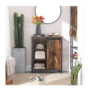 Μεταλλικό Έπιπλο με 3 Ράφια και Συρόμενη Πόρτα 70 x 30 x 80 cm VASA... Μεταλλικό Έπιπλο με 3 Ράφια και Συρόμενη Πόρτα 70 x 30 x 80 cm VASA...