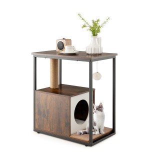 Μεταλλικό Έπιπλο - Ονυχοδρόμιο Γάτας με Σπιτάκι 60 x 36 x 66 cm Cos... Μεταλλικό Έπιπλο - Ονυχοδρόμιο Γάτας με Σπιτάκι 60 x 36 x 66 cm Cos...