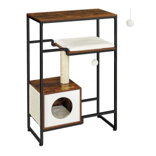 Μεταλλικό Έπιπλο - Ονυχοδρόμιο Γάτας με Σπιτάκι 74 x 34 x 114 cm PC... Μεταλλικό Έπιπλο - Ονυχοδρόμιο Γάτας με Σπιτάκι 74 x 34 x 114 cm PC...