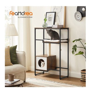 Μεταλλικό Έπιπλο - Ονυχοδρόμιο Γάτας με Σπιτάκι 74 x 34 x 114 cm PC... Μεταλλικό Έπιπλο - Ονυχοδρόμιο Γάτας με Σπιτάκι 74 x 34 x 114 cm PC...