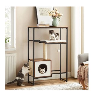 Μεταλλικό Έπιπλο - Ονυχοδρόμιο Γάτας με Σπιτάκι 74 x 34 x 114 cm PC... Μεταλλικό Έπιπλο - Ονυχοδρόμιο Γάτας με Σπιτάκι 74 x 34 x 114 cm PC...