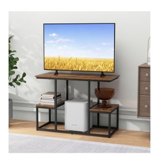 Μεταλλικό Έπιπλο Τηλεόρασης 108 x 40 x 65 cm Costway JV11602CF