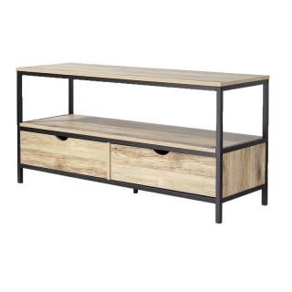 Μεταλλικό Έπιπλο Τηλεόρασης με 2 Συρτάρια 120 x 39 x 57 cm Loft Urb...