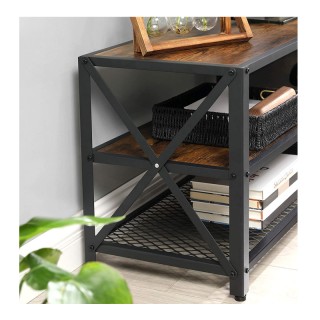 Μεταλλικό Έπιπλο Τηλεόρασης με 3 Ράφια 140 x 39.2 x 50 cm VASAGLE L... Μεταλλικό Έπιπλο Τηλεόρασης με 3 Ράφια 140 x 39.2 x 50 cm VASAGLE L...