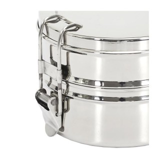 Μεταλλικό Φαγητοδοχείο - Lunch Box 2 Επιπέδων από Ανοξείδωτο Ατσάλι... Μεταλλικό Φαγητοδοχείο - Lunch Box 2 Επιπέδων από Ανοξείδωτο Ατσάλι...