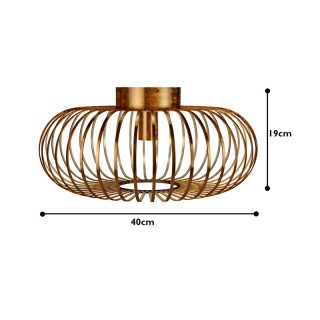 Μεταλλικό Φωτιστικό Οροφής Ε27 60 W Costway EP24443DE Μεταλλικό Φωτιστικό Οροφής Ε27 60 W Costway EP24443DE