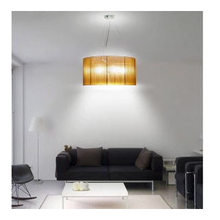 Μεταλλικό Κρεμαστό Φωτιστικό Οροφής Πολύφωτο Ε27 4 x 40 W Bakaji 02...